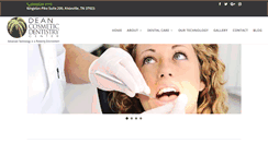 Desktop Screenshot of deancosmeticdentistry.com